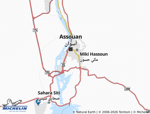 Mappa MICHELIN al-Shallal - ViaMichelin