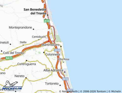 Mapa MICHELIN Martinsicuro - ViaMichelin