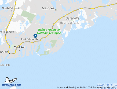 Mappa MICHELIN New Seabury - ViaMichelin