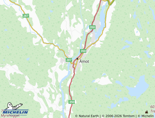 MICHELIN-Landkarte Åmot - ViaMichelin