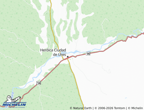 MICHELIN Palo Fierro Arroyito map - ViaMichelin