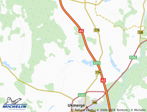 Mappa MICHELIN Obeliai - ViaMichelin