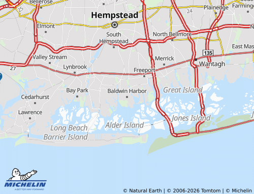 Mappa MICHELIN Baldwin Harbor - ViaMichelin