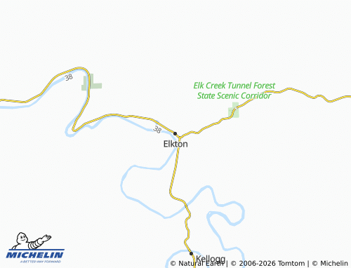 Mappa MICHELIN Elkton - ViaMichelin