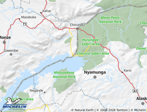 Mappa MICHELIN Kariba - ViaMichelin