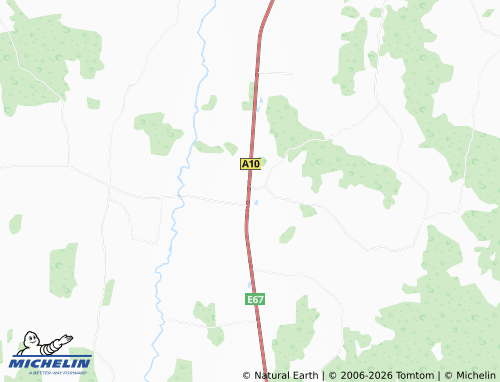 MICHELIN Pumpėnai map - ViaMichelin