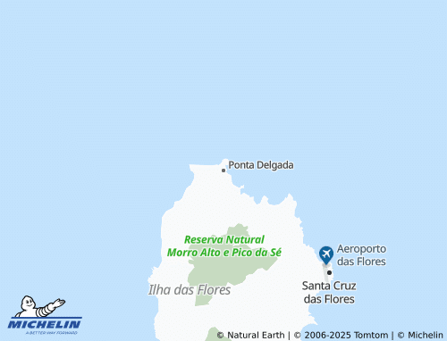 MICHELIN Ponta Delgada map - ViaMichelin