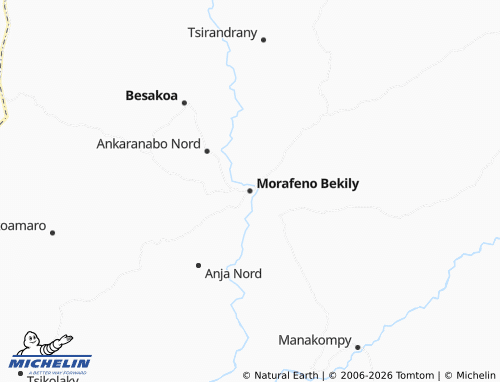 Mappa MICHELIN Morafeno Bekily - ViaMichelin