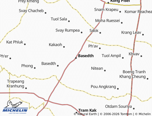 MICHELIN Basedth map - ViaMichelin