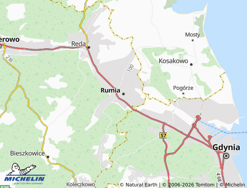 Mappa MICHELIN Rumia - ViaMichelin