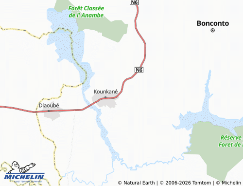 Mappa MICHELIN Sare Bakari - ViaMichelin