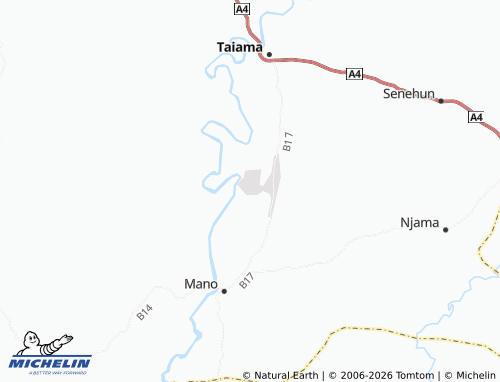 Mappa MICHELIN Njala - ViaMichelin