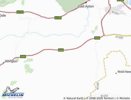Carte MICHELIN Sherburn - ViaMichelin