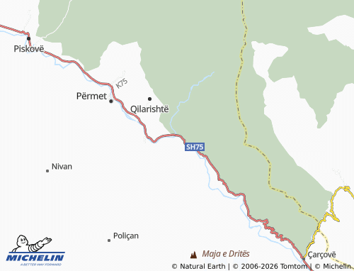 MICHELIN Petran map - ViaMichelin