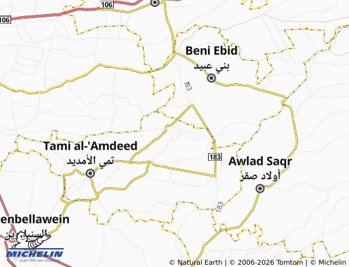 Mapa MICHELIN Dhafar - ViaMichelin