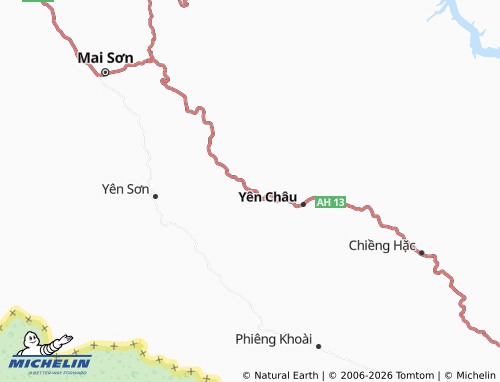 Mapa MICHELIN Chiềng Pằn - ViaMichelin