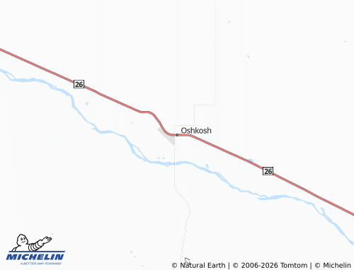 Carte MICHELIN Oshkosh - ViaMichelin