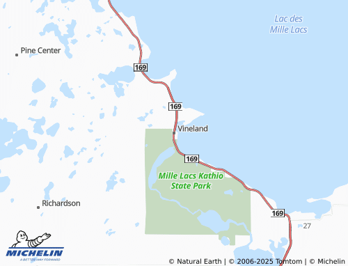MICHELIN-Landkarte Vineland - ViaMichelin