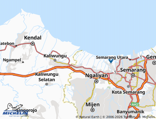 Carte MICHELIN Mangkang Kulon - ViaMichelin