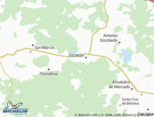Mapa MICHELIN Los Pinos - ViaMichelin