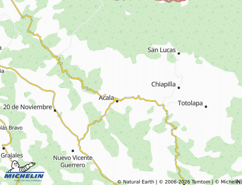 Mapa MICHELIN San José 19 de Marzo - ViaMichelin