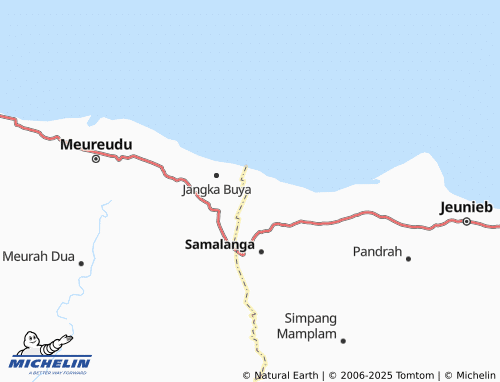 MICHELIN Meunasah Lincah map - ViaMichelin