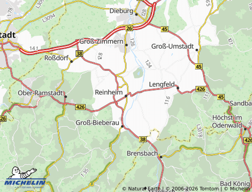 MICHELIN Reinheim map - ViaMichelin
