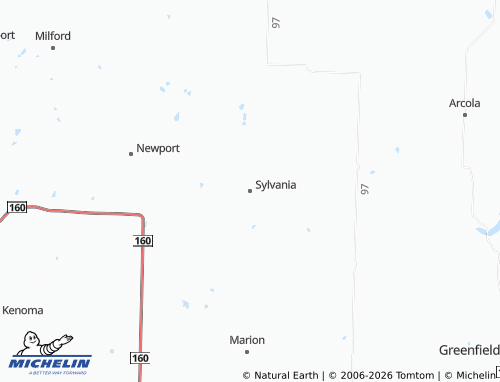 Mapa MICHELIN Sylvania - ViaMichelin