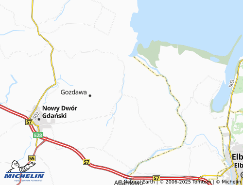 MICHELIN Marzęcino map - ViaMichelin