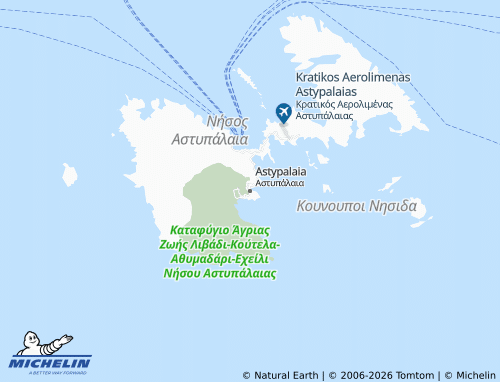 Carte MICHELIN Astypalaia - ViaMichelin