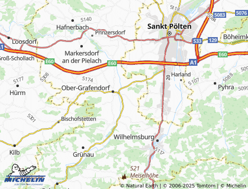 MICHELIN Neustift map - ViaMichelin