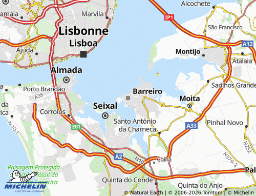 MICHELIN Barreiro map - ViaMichelin