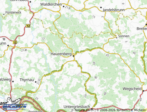 Mappa MICHELIN Hauzenberg - ViaMichelin