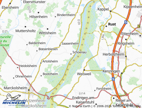 Mapa MICHELIN Schoenau - ViaMichelin