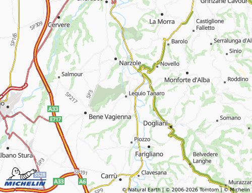 Mapa MICHELIN Lequio Tanaro - ViaMichelin