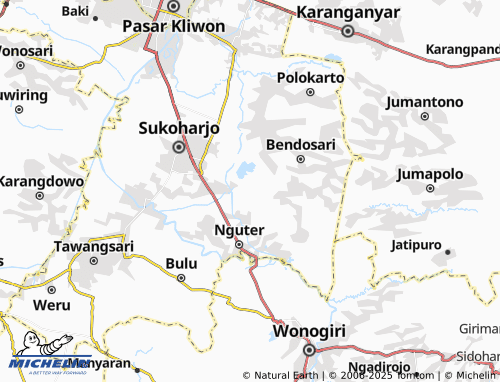 MICHELIN Jagan map - ViaMichelin