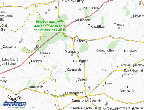MICHELIN Planquery map - ViaMichelin