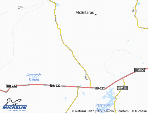 MICHELIN Pedra de Fogo map - ViaMichelin