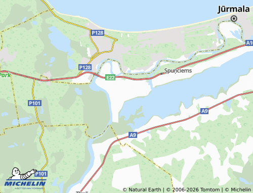 Mapa MICHELIN Straupciems - ViaMichelin