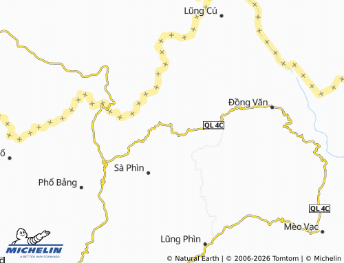 Mapa MICHELIN Xà Phìn - ViaMichelin