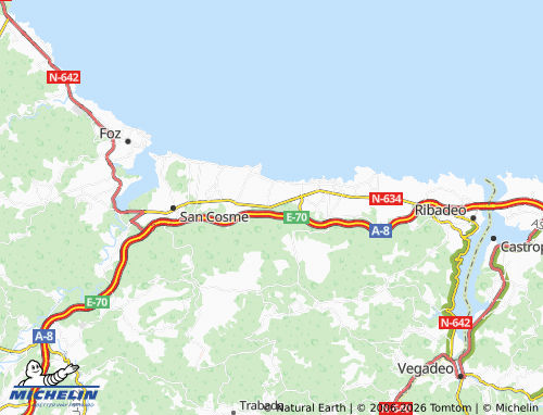 MICHELIN A Proída map - ViaMichelin