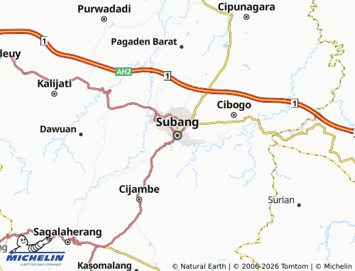 MICHELIN Subang map - ViaMichelin