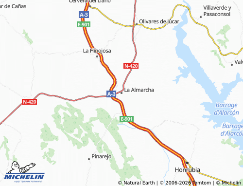 Mappa MICHELIN La Almarcha - ViaMichelin