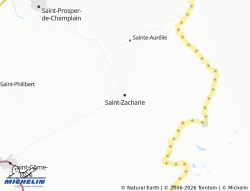 Mapa MICHELIN Saint-Zacharie - ViaMichelin