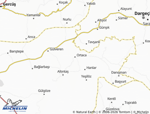 Mappa MICHELIN Ortaca - ViaMichelin