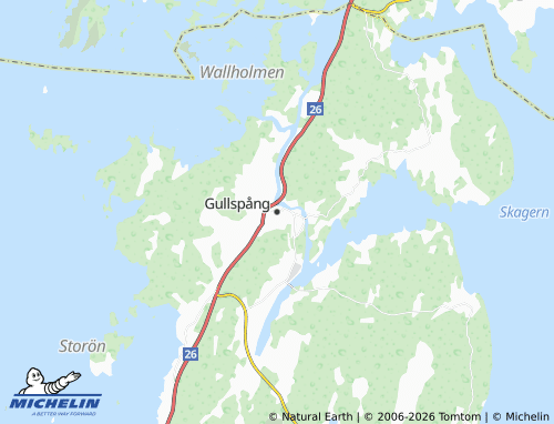 Carte MICHELIN Gullspång - ViaMichelin