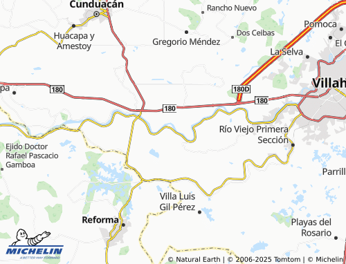 Carte MICHELIN Riviera Buena Vista - ViaMichelin