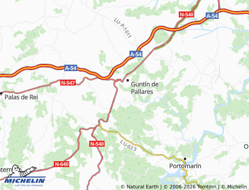 MICHELIN Lousadela map - ViaMichelin
