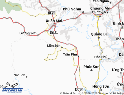 MICHELIN-Landkarte Liên Sơn - ViaMichelin
