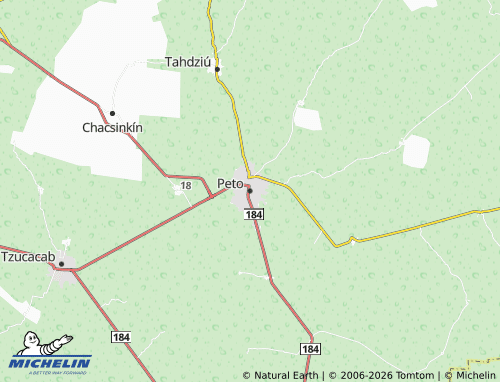 MICHELIN Peto map - ViaMichelin